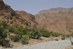 Desert landscape east of Tafraoute in the Anti Atlas, Morocco