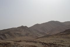 Desert landscape west of Tafraoute in the Anti Atlas, Morocco