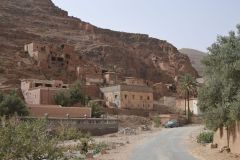 A city east of Tafraoute in the Anti Atlas, Morocco