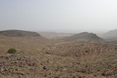 Desert landscape east of Tafraoute in the Anti Atlas, Morocco