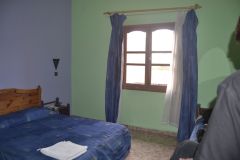 A hotel room in Ouarzazate in the Draa Valley in Morocco