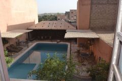 A hotel in Ouarzazate in the Draa Valley in Morocco