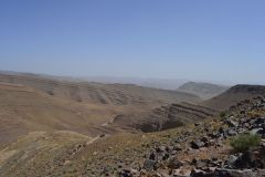 Landscape on the road between Ouarzazate and Mhamid in Morocco