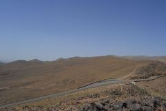 Landscape on the road between Ouarzazate and Mhamid in Morocco