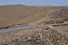 Landscape on the road between Ouarzazate and Mhamid in Morocco