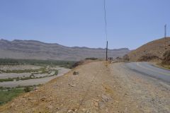 Landscape on the road between Ouarzazate and Mhamid in Morocco