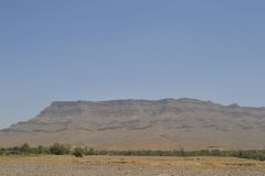 Landscape on the road between Ouarzazate and Mhamid in Morocco
