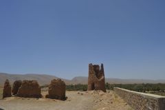 Landscape on the road between Ouarzazate and Mhamid in Morocco