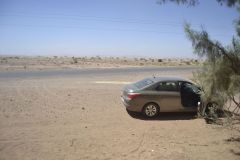 Landscape on the road between Ouarzazate and Mhamid in Morocco