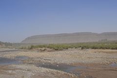 Landscape on the road between Ouarzazate and Mhamid in Morocco