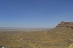 Landscape on the road between Ouarzazate and Mhamid in Morocco