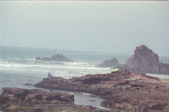 At the beach of Legzira, Morocco
