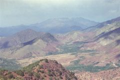 Landscape at the Tizi-n-Test pass between Marrakesh and Taroudannt, Morocco