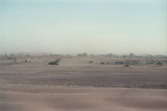 Sahara sand dunes at the Wadi Draa near Mhamid, Morocco