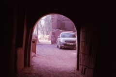 Inside a old city at the Wadi Draa near Mhamid, Morocco