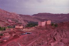 Mountain landscape near Boumalne, Morocco