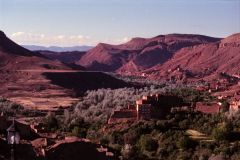 Mountain landscape near Boumalne, Morocco