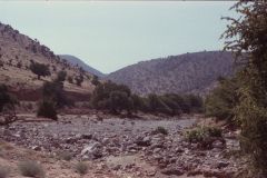 Landscape east of Tafraoute in the Anti Atlas, Morocco