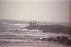 At the beach of Legzira near Sidi Ifni, Morocco