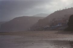 At the beach of Legzira near Sidi Ifni, Morocco