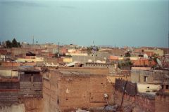 Over the roofs of Marrakesh, Morocco