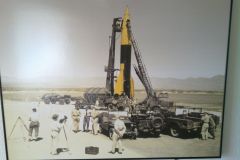Picture of a V2 testing at the White Sands Missile Range, New Mexico, USA