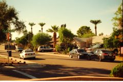 Street scene in Phoenix, Arizona