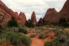 Landscape in Arches National Park, Utah, USA