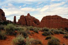 Landscape in Arches National Park, Utah, USA