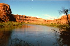 Green river near Moab in Utah, USA
