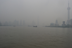 View to Podung at The Bund in Shanghai, China