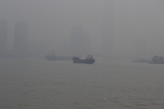 View from The Bund in Shanghai, China