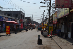 Street scene in an older suburb of Beijing, China