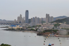 The city in Dalian, China