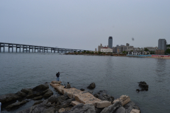 Beach view in Dalian, China