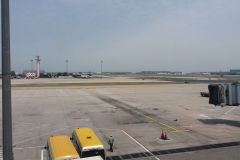 Waiting for the plane to Beijing at the Airport of Dalian, China