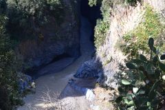 Views inside the Gole Alcantara Botanical and Geological Park, Sicily, Italy