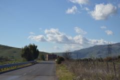 Landscape around Mount Etna at the Inland of Sicily, Italy