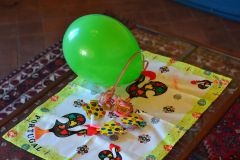 Decorations for new years eve 2016 in Sicily, Italy
