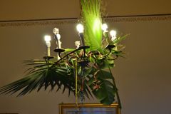Decorations for new years eve 2016 in Sicily, Italy
