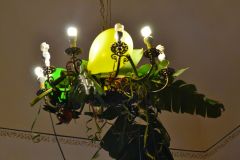 Decorations for new years eve 2016 in Sicily, Italy