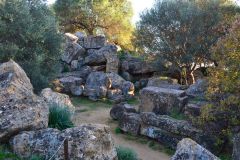At the historic site of the Valley of Temples in Agrigent, Sicily, Italy
