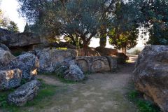 At the historic site of the Valley of Temples in Agrigent, Sicily, Italy