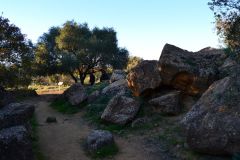 At the historic site of the Valley of Temples in Agrigent, Sicily, Italy