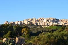 At the historic site of the Valley of Temples in Agrigent, Sicily, Italy