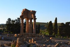 At the historic site of the Valley of Temples in Agrigent, Sicily, Italy