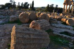 At the historic site of the Valley of Temples in Agrigent, Sicily, Italy