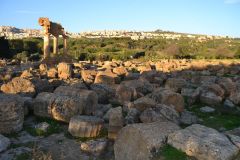 At the historic site of the Valley of Temples in Agrigent, Sicily, Italy