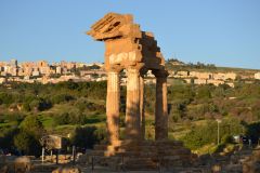 At the historic site of the Valley of Temples in Agrigent, Sicily, Italy