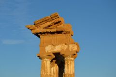 At the historic site of the Valley of Temples in Agrigent, Sicily, Italy